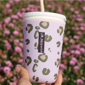 Maniche di caffè riutilizzabili personalizzate per caffèneoprene Coffee isolante accogliente tazze da bevande